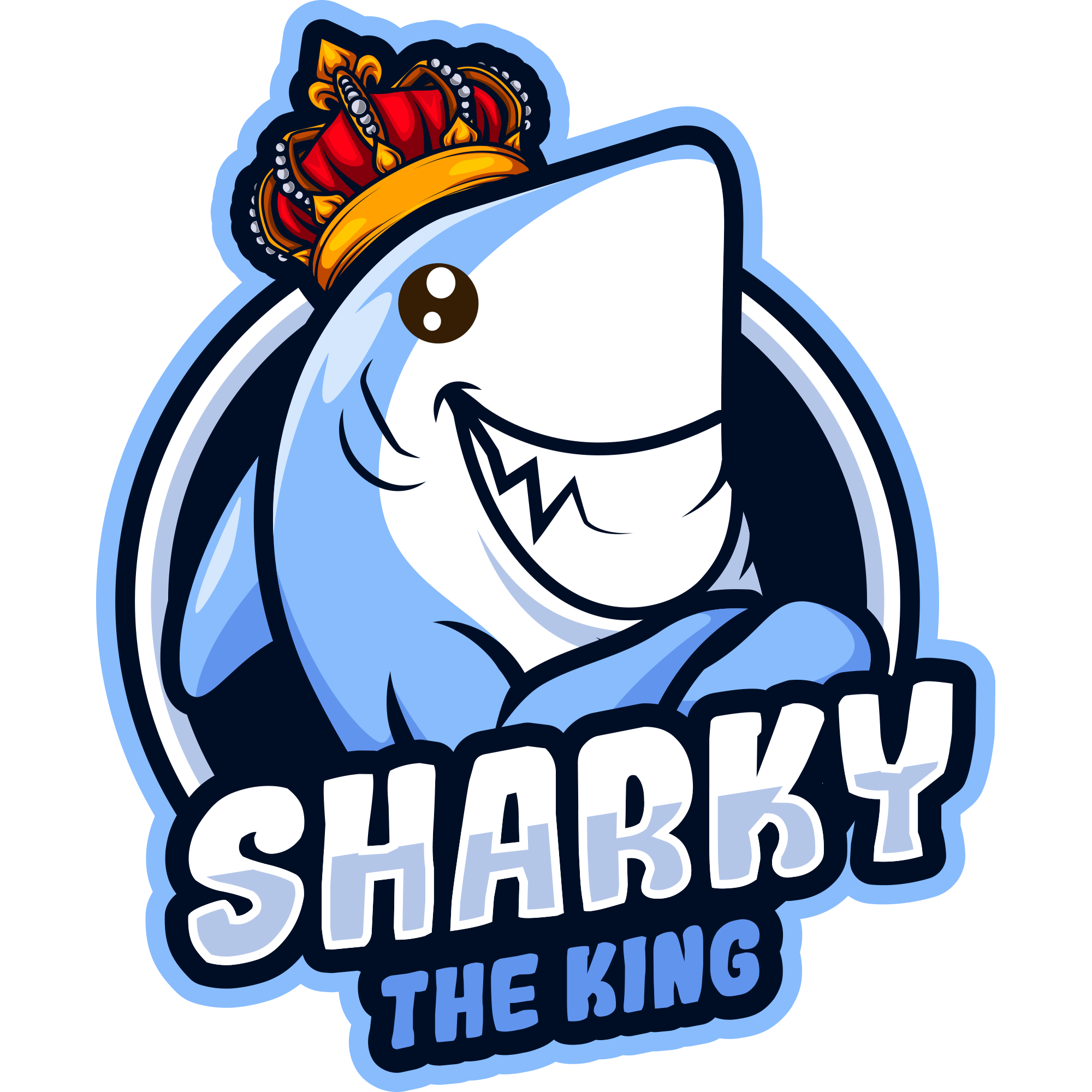 Sharky The King Logo